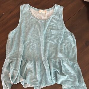 Altar'd State Light Blue Sleeveless Tank Top